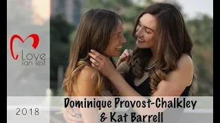 Dominique Provost-Chalkley and Kat Barrell - LOVE Fan Fest 2018 (Interview)