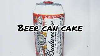 How to make a 3D Beer Can Cake (Challenge)