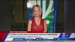 Actress apologizes ahead of sentencing
