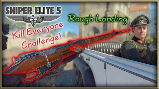 NEW DLC! Rough Landing - Authentic difficulty Kill Everyone Challenge | Sniper Elite 5 1440p
