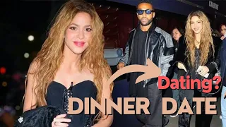 Shakira spotted on dinner date with actor Lucien Laviscount in NYC.