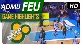 ADMU vs. FEU | Final Four Game Highlights | UAAP 80 Men's Basketball | November 19, 2017