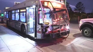 Bus driver injured in crash with Metra train on Northwest Side