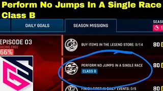 Asphalt 9 - Season Mission - Perform No Jumps In A Single Race Class B