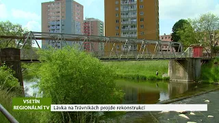 VSETÍN: Lávka na Trávníkách projde rekonstrukcí