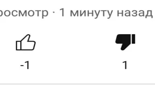 на этом видео отрицательное количество лайков и дизлайков.