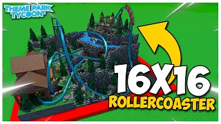 Can You Build ROLLERCOASTER in a 16x16 Space in Theme Park Tycoon 2?!