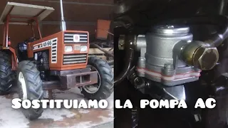 sostituzione pompa alimentazione AC Fiat 45-66