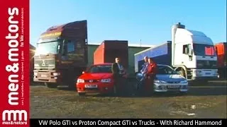 VW Polo GTi vs Proton Compact GTi vs Trucks - With Richard Hammond