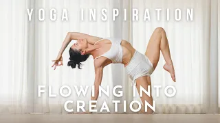 Yoga Inspiration: Flowing into Creation | Meghan Currie Yoga