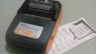 HOW TO USE PORTABLE PRINTER