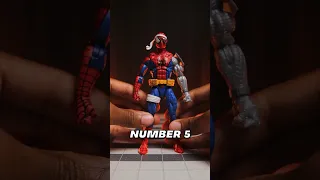 TOP 5 BEST Marvel Legends Spider-Man Suits!