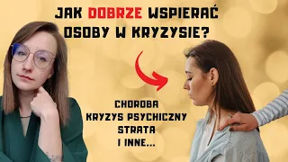 Bez TERAPI! Wsparcie emocjonalne OD BLISKICH - jak pomóc osobie z depresją, w żałobie, kryzysie?