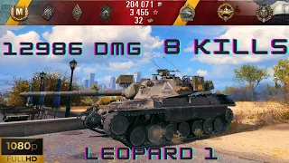 WoT Ace Tanker: Leopard 1, 13K DMG, 8 KILLS, Highway, Standard Battle
