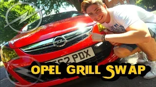 FITTING AN OPEL GRILL TO A VAUXHALL CORSA D