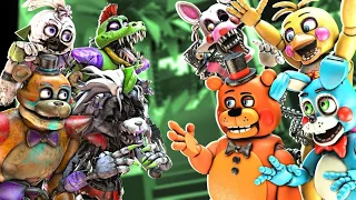 [SFM FNaF] Shattered Security Breach vs Toys