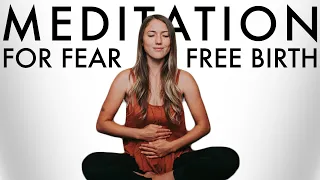 MEDITATION for PREGNANCY ANXIETY | Meditation During Labor | Hypnobirth Guided Meditation