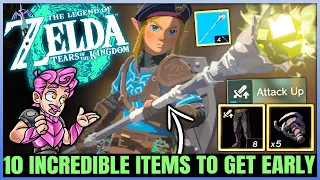 The 10 Best Game Breaking Items You NEED to Get Early - Unlock Magic & More - Tears of the Kingdom!