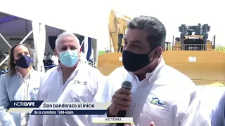 Dan banderazo al inicio de la carretera TAM-Bajío