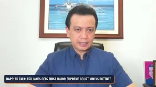 Trillanes explains why his SC victory against Duterte is relevant