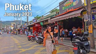 PATONG BEACH Phuket January 2023 - Bangla Road - Phuket Thailand 2023