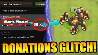 KEEP TROOPS AFTER DONATING THEM in Clash Of Clans GLITCH!! - Bugs/Glitches in CoC 2017!