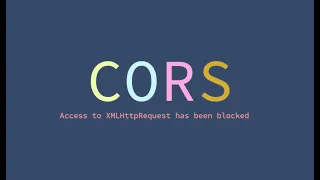Как обойти CORS - Cross-Origin Resource Sharing