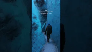 This never-ending natural glacier ice cave is literally ICEland 🇮🇸🧊💙