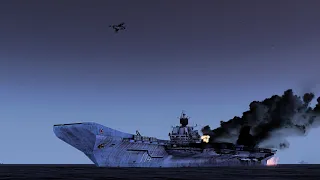 Ukraine F-16 High-Precision Bombs Sunk Russia's Only Aircraft Carrier Admiral Kuznetsov - ARMA 3