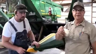 Corn Head Repair!! How A Combine Corn Head Works!