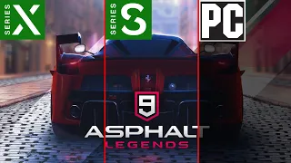 Asphalt 9: Legends | Xbox Series X / Series S / PC | Graphics Comparison | 4K |