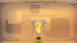 Cut The Rope 1. Cardboard Box Level 19 - 20 - 21 Walkthrough Lösung