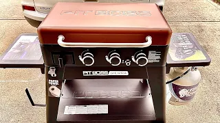 Pitboss Sierra Griddle Grill Unboxing, Assembly, First Use, And Cleaning!!