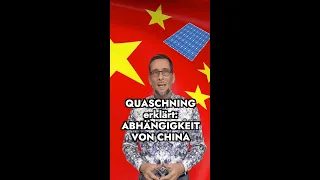 Quaschning erklärt: Abhängigkeit von China. 🇨🇳⚡️🇪🇺 #shorts