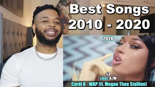 Top 5 MOST LIKED Rap Music Videos Each Year! (2010-2020) | Reaction