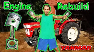 Abandoned Yanmar Tractor WILL IT START? Part 7: Engine Rebuild