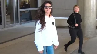 Camila Cabello Arrives At LAX Amid Rumors Of Breakup From Shawn Mendes