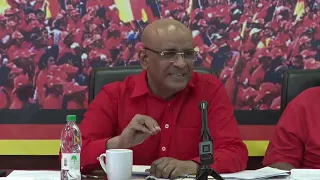 People's Progressive Party (PPP) post-32nd Congress Press Conference