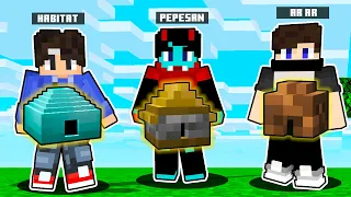 Minecraft Build Battle: Habitat vs Pepesan vs ArArPlays