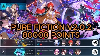 Himeko + Herta & Seele + Sparkle 80k Pure Fiction v2.0.2  | Honkai Star Rail