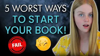 FIRST CHAPTER MISTAKES That New Writers Make | Weak Hooks, Cliches, No Structure, & More!