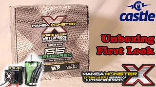 Mamba Monster X Unboxing-Sensored Motor Tech From Castle Creations