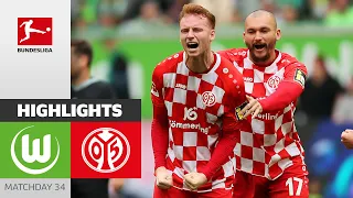 Mainz Save Themselves! | VfL Wolfsburg - 1. FSV Mainz 05 1-3 | Highlights | Matchday 34 – Bundesliga