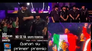 Grupo Frontera  Ganan su primer premio en su carrera | LATIN AMAS 2023