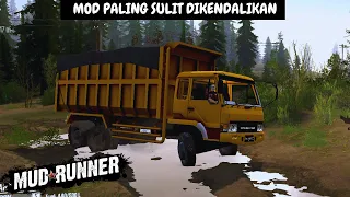 KIRIM MUATAN BATU MENGGUNAKAN TRUK FUSO || MOD TRUK PALING SULIT DIKENDALIKAN❗❗❗ || MUDRUNNER