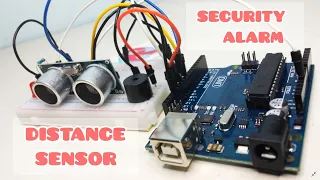 Arduino distance sensor project HC-SR04 Ultrasonic Distance sensor in Arduino projects for beginners