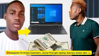 Ay fout😳Dyaspora Yo Resi fini ak Gazman fwa sa🙆laptop Pou junior👏Izo Mete Fantom Nan Cho sen