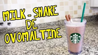 Inventando Moda - Milk-Shake de Ovomaltine - Super Fácil e Rápido - por Prih Gomes