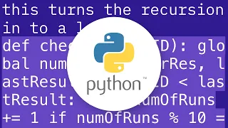 Python: maximum recursion depth exceeded while calling a Python object