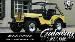 1951 Willys CJ Jeep #2323 Gateway Classic Cars Chicago